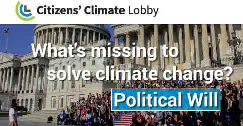 What's missing to solve climate change? Political will.