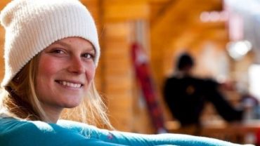 Angel Collinson, professional skier