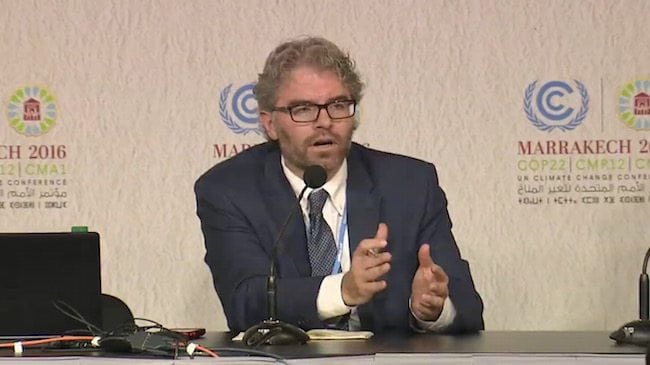 Joe at COP22