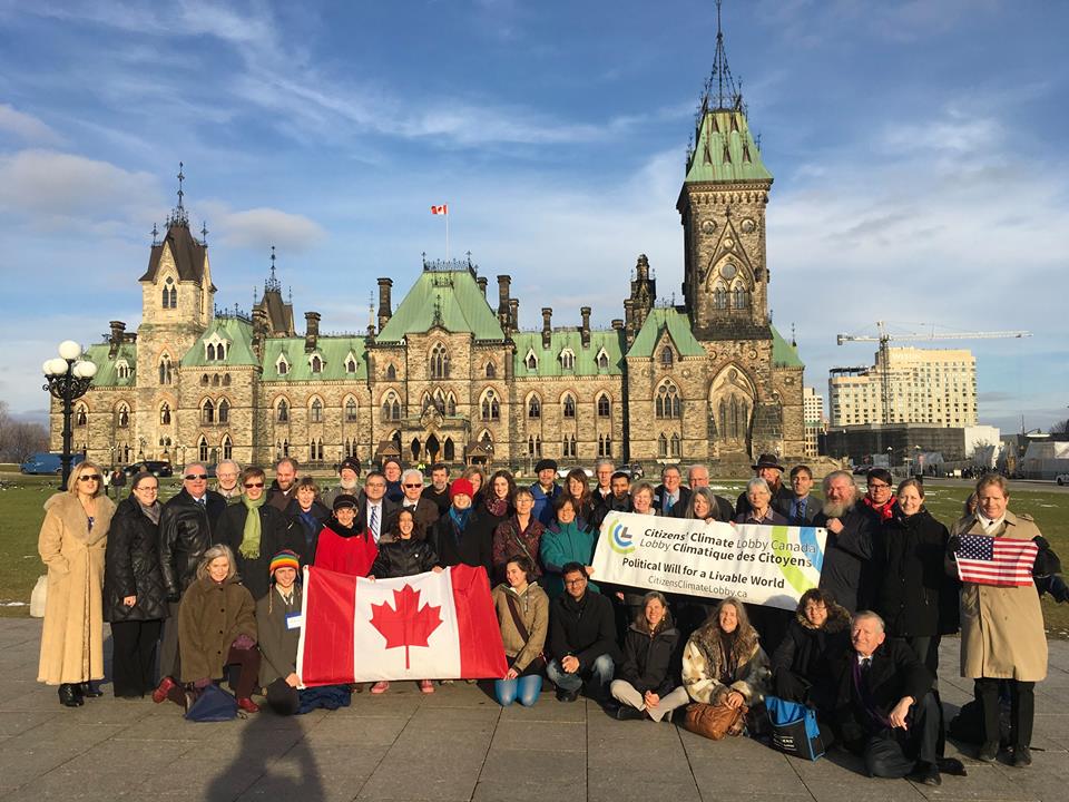 Canada's carbon pricing, volunteer lobbyists