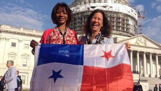 Argelis Wesley, Dr. Tami Kellogg, Panama Capitol Hill Lobby Day 2016