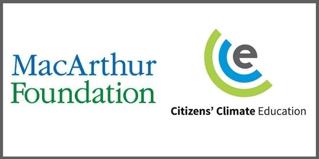 macarthur grant to citizens climate education