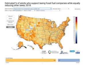 Encuesta de Yale muestra apoyo nacional para impuesto neutro de balance al carbono