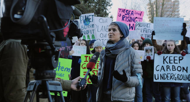 CCL volunteers climate strike