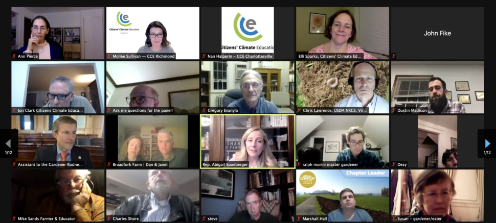 virginia agriculture climate event