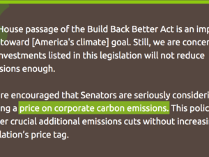 CCL statement on House passage of Build Back Better