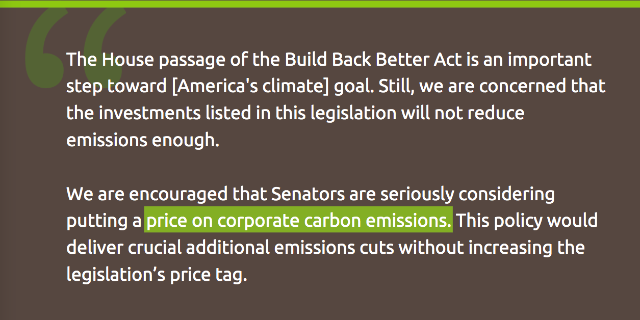 CCL statement on House passage of Build Back Better