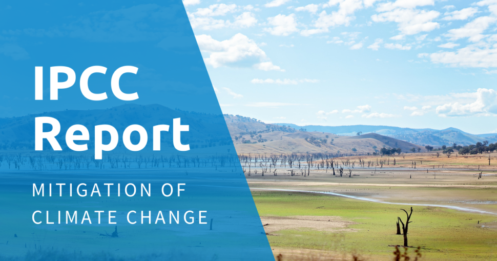 The latest IPCC report has a lot to say about carbon fee and dividend