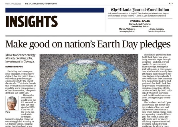 Earth Day brings another surge in media activity for CCL volunteers