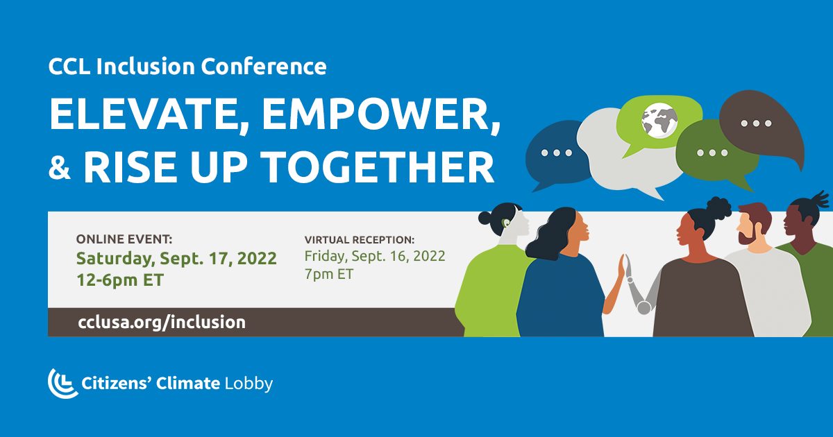 Inclusion conference Citizens' Climate Lobby