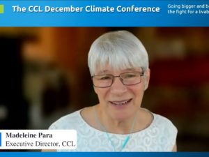 CCL rolls out expanded policy agenda  at December virtual conference