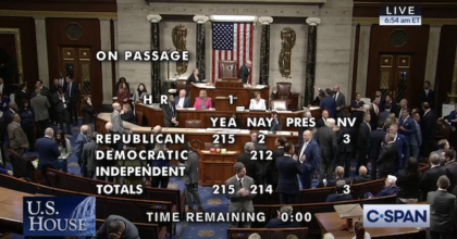 House passes budget bill cutting clean energy tax credits