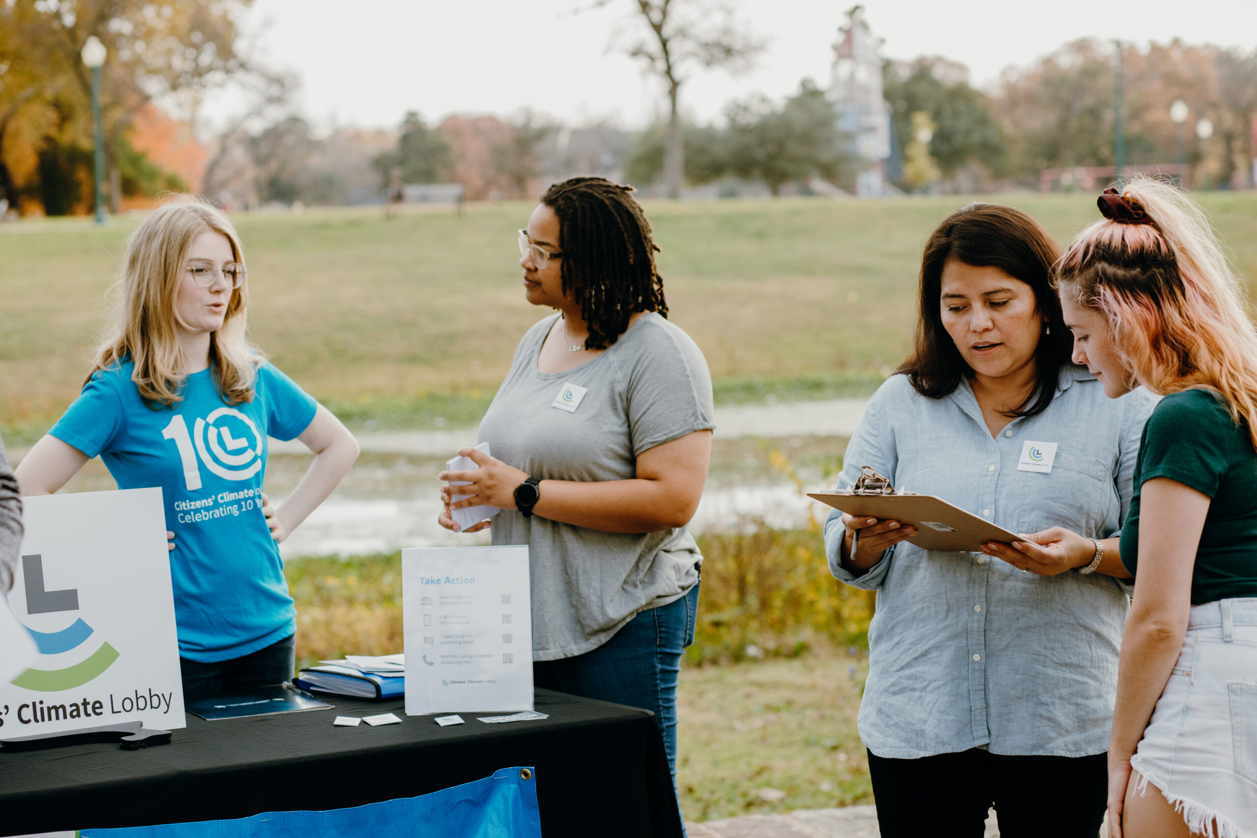 Citizens' Climate Lobby volunteers