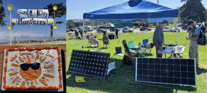 Celebrating clean power and community outreach on Sun Day