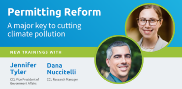 Graphic shows head shots of a white man with short salt and pepper hair and a white woman with glasses, both smiling